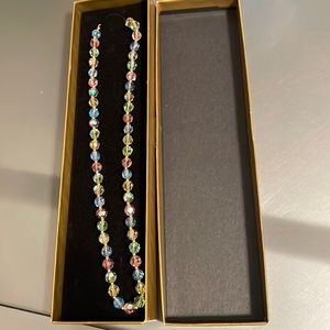Never worn multi-colored beaded necklace.